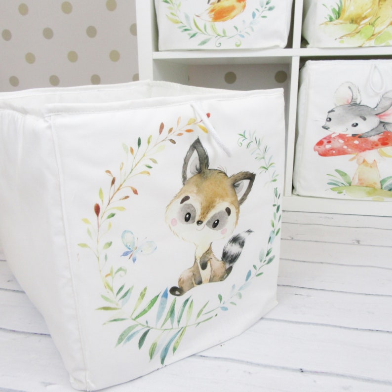Toy Box Kallax Box Eket Box Animal Container Forest Etsy