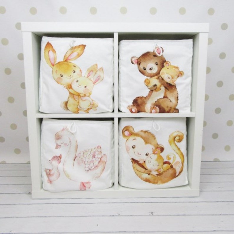 Toy Box Kallax Box Eket Box Animal Container Forest Etsy