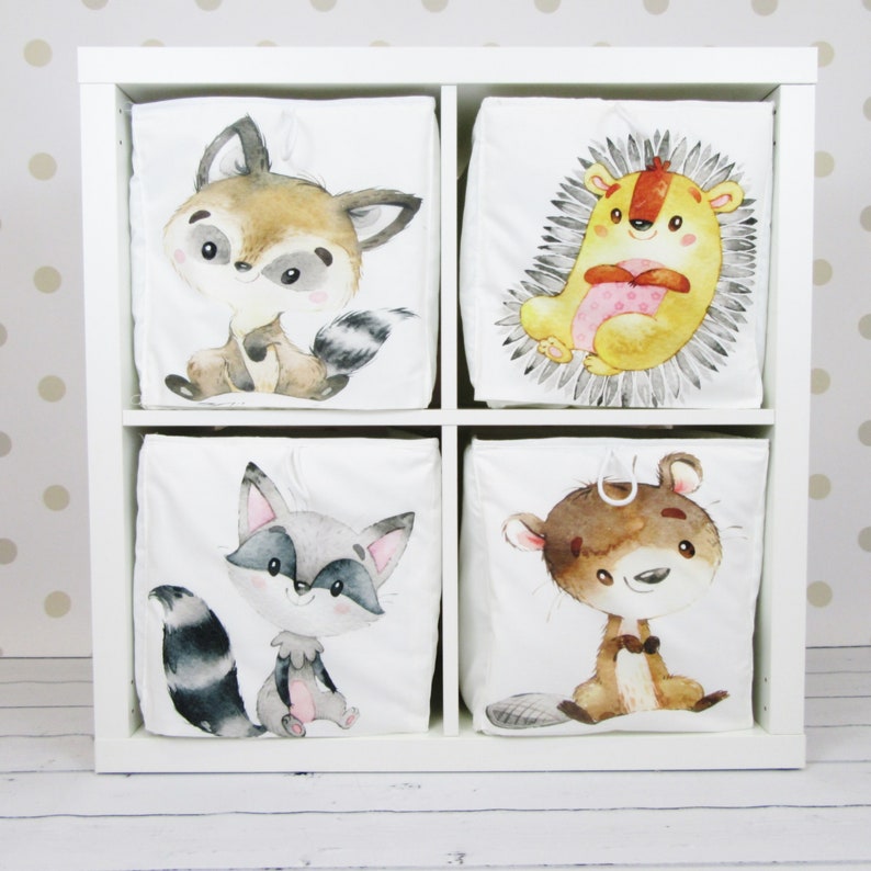 Toy Box Kallax Box Eket Box Animal Container Forest Etsy