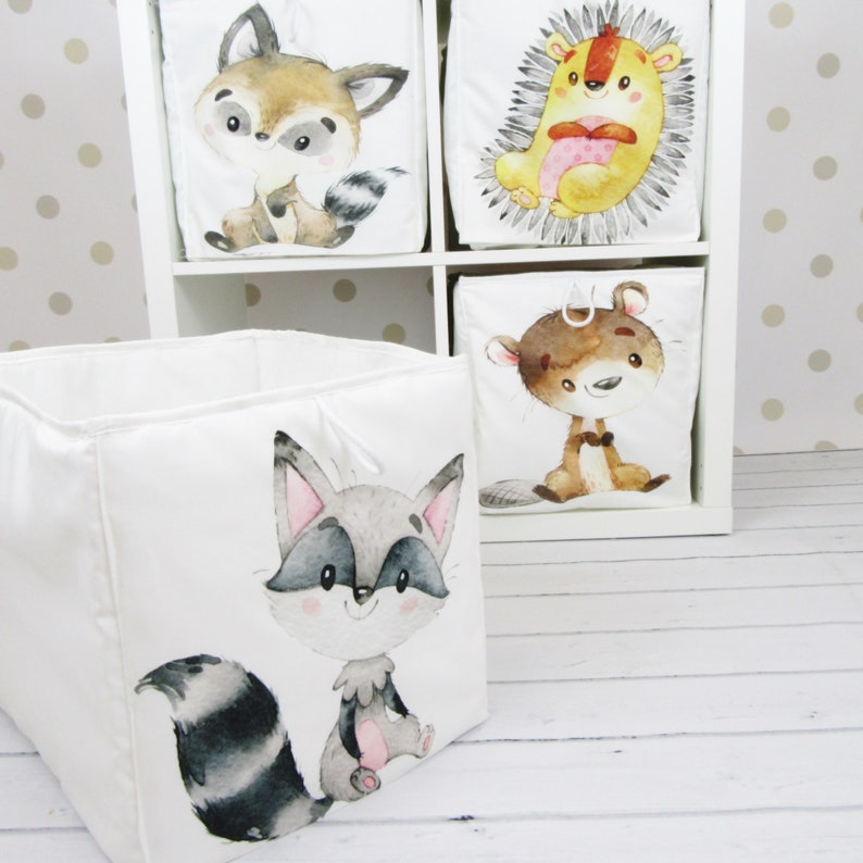 Toy Box Kallax Box Eket Box Animal Container Forest Etsy