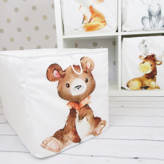 Toy Box Kallax Box Eket Box Animal Container Forest Etsy