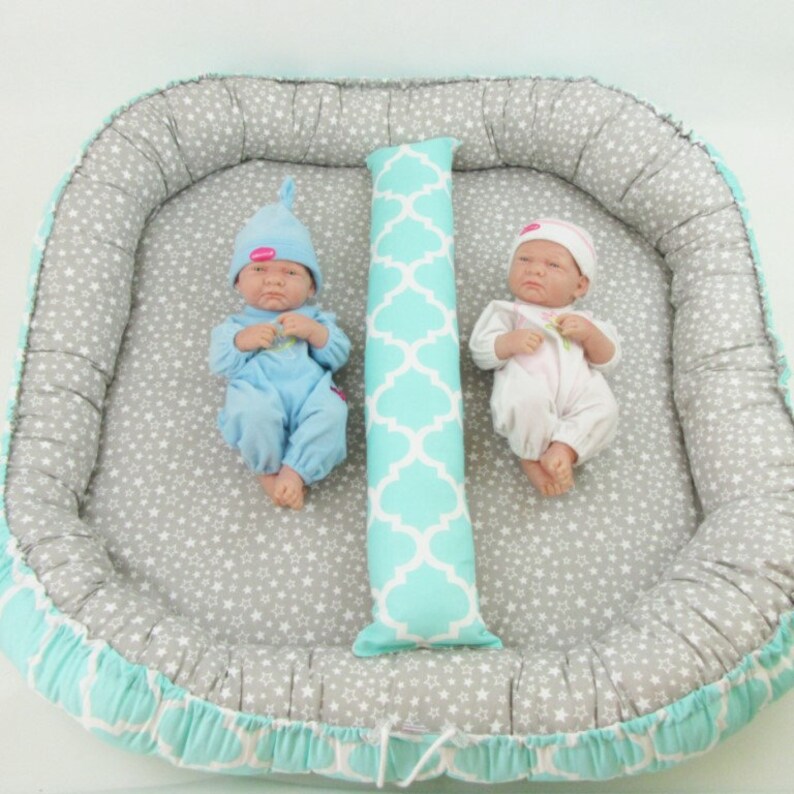 Babynest for Twins Cocoon for Twins Nest for Twins Play Mat Etsy