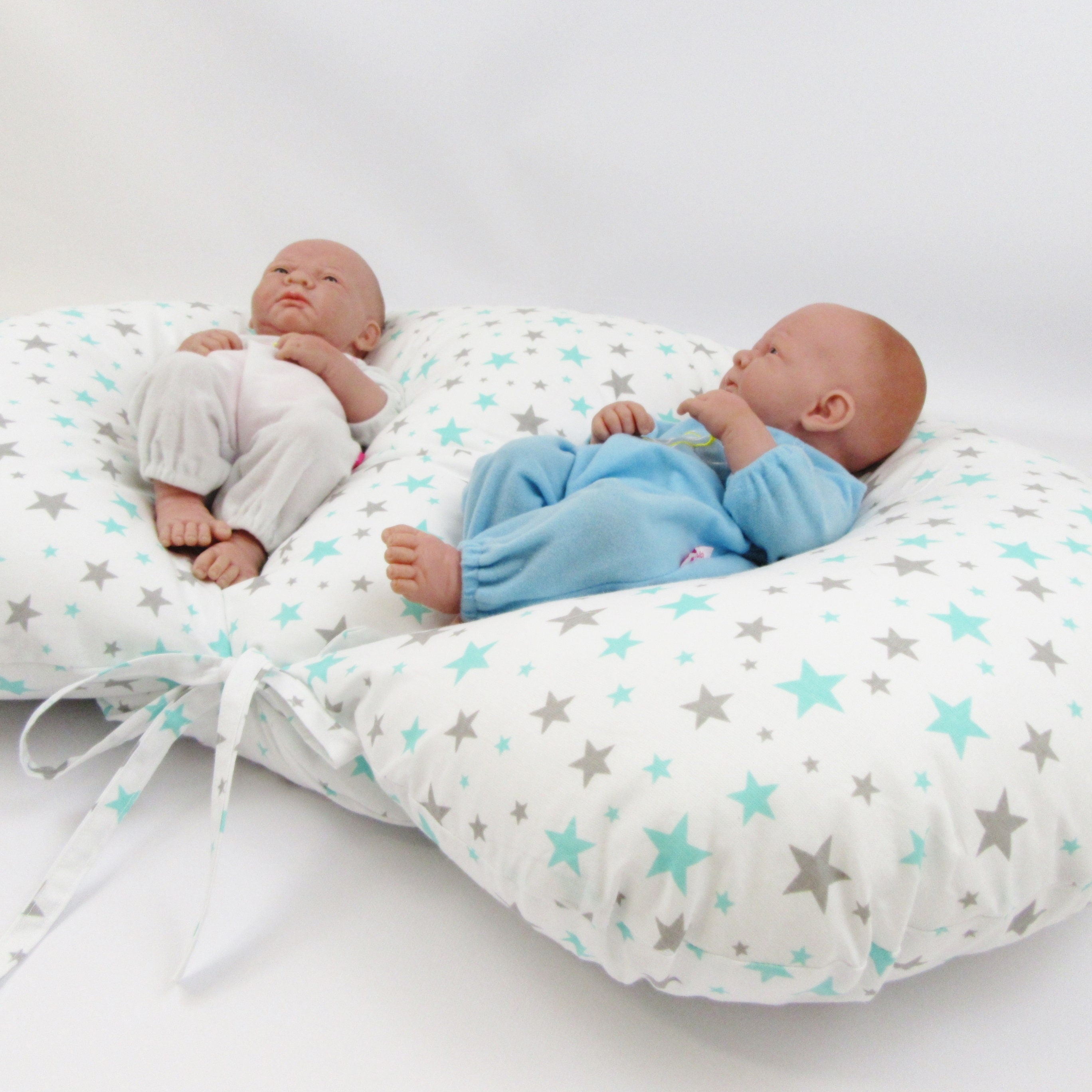 Twin Feeding Pillow Twins Pillow Double Pillow Twin Feeding Etsy