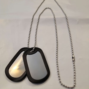 Personalized Military Stainless Steel Dog Tags Multi Color