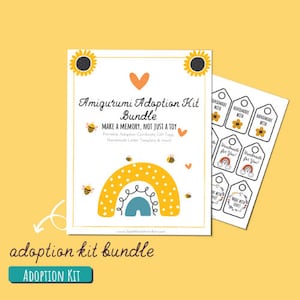 Amigurumi Adoption Kit Bundle image 2