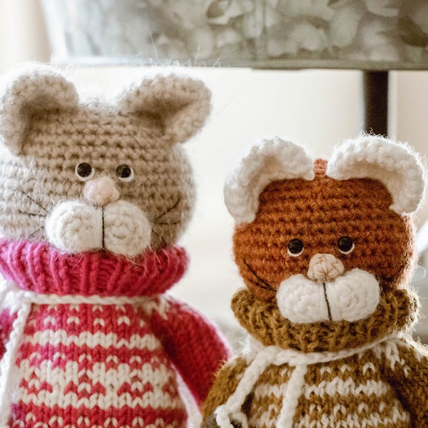 Amigurumi Cat Pattern | A Kitten and Her Mittens | Crochet & Knit