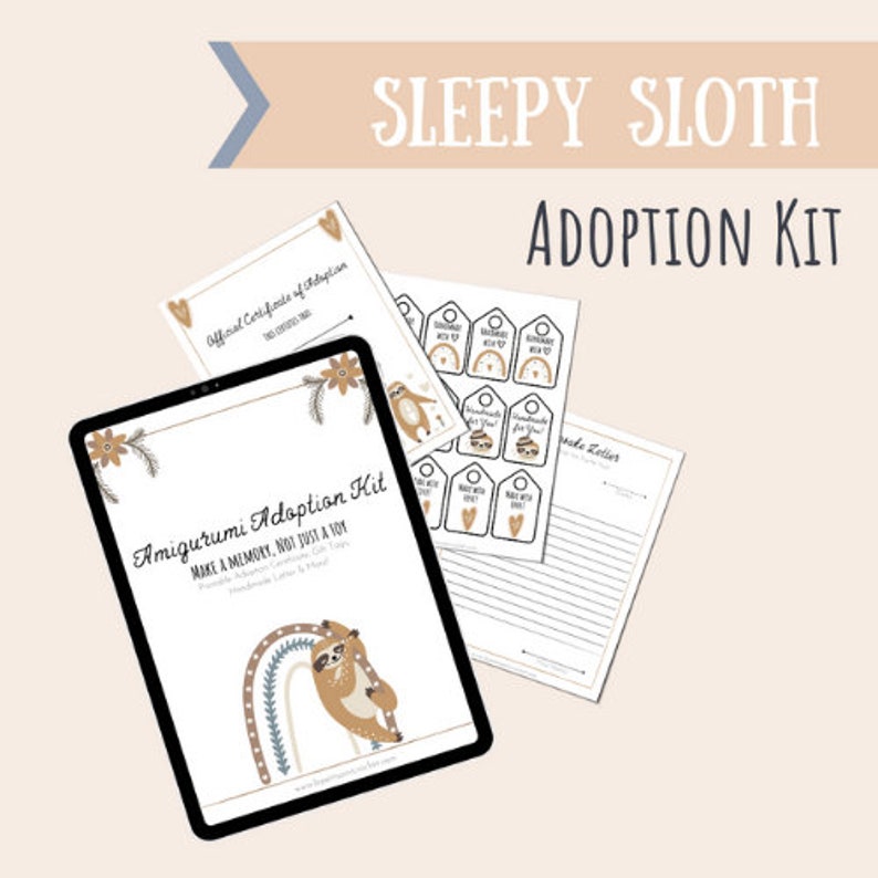 Amigurumi Adoption Kit Bundle image 5