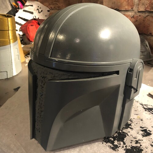 The Mandalorian Helmet Din Djarin Resin Cast Etsy