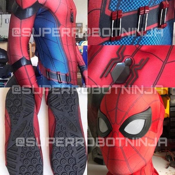 Spider-Man Suit + Faceshell - Homecoming - UPGRADED