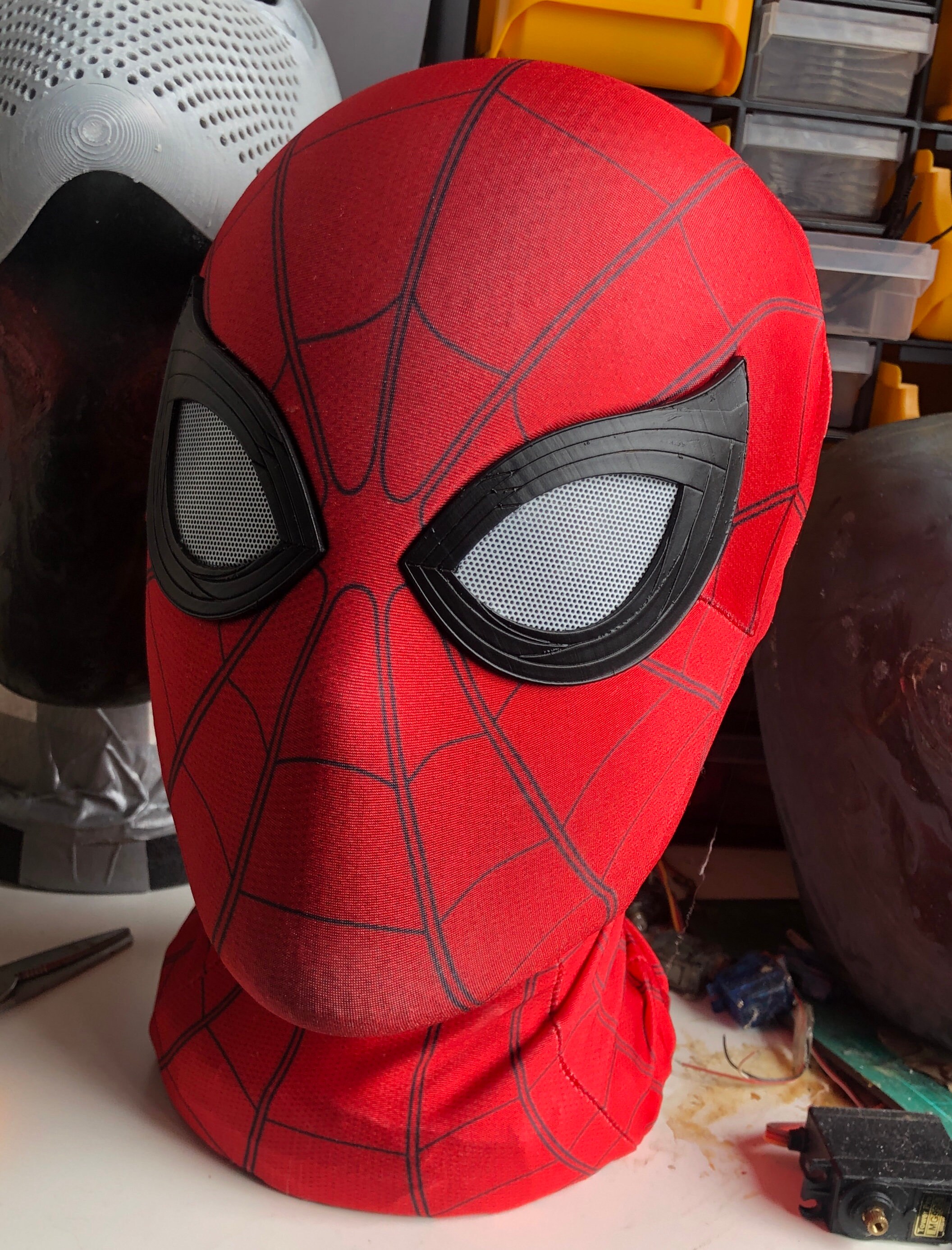 Image of Mcu Style Mask With 3D Printed Faceshell