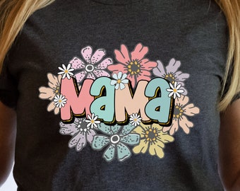 Camisa de mamá, camisa de mamá, camisa de madre, regalo del día de la madre, camiseta retro de mamá, regalo para mamá, camisa del día de la madre, vida de mamá, regalo de mamá nueva, regalo de mamá