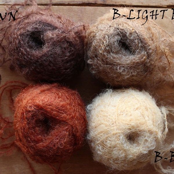 Doll's Hair Wool Bouclé Yarn