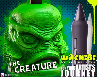 Artist Stylus Digital Pen Holder Stand. Gifts for illustrators, and digital artists. Fitting Wacom, Apple Pencil, Huion, XP-Pen & more.