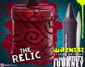 Artist Stylus Digital Pen Holder Stand. Gifts for illustrators, and digital artists. Fitting Wacom, Apple Pencil, Huion, XP-Pen & more.