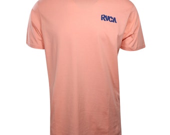 RVCA Men's Salmon Roberto Relaxed Fit S/S T-Shirt (S29) Size S