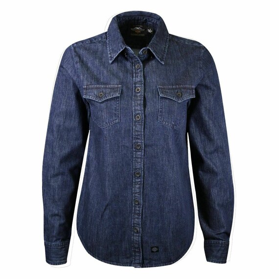 Harley-davidson Women's Navy Blue Denim 