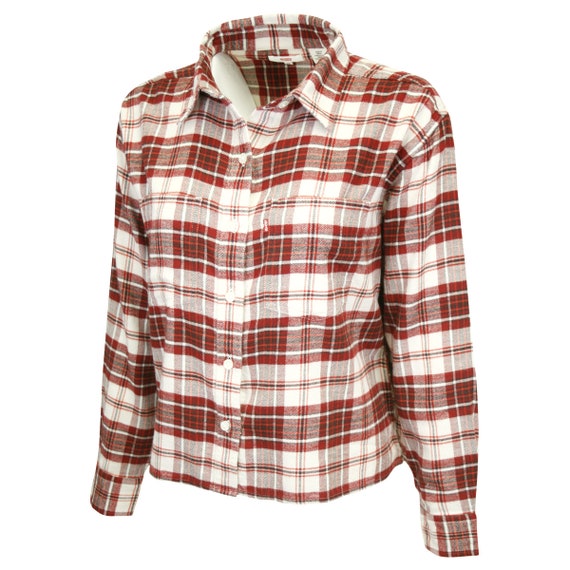 Maple Utility Plaid Cropped - Etsy