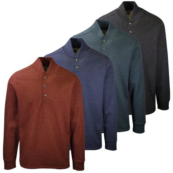 Mens lined henley Clearance