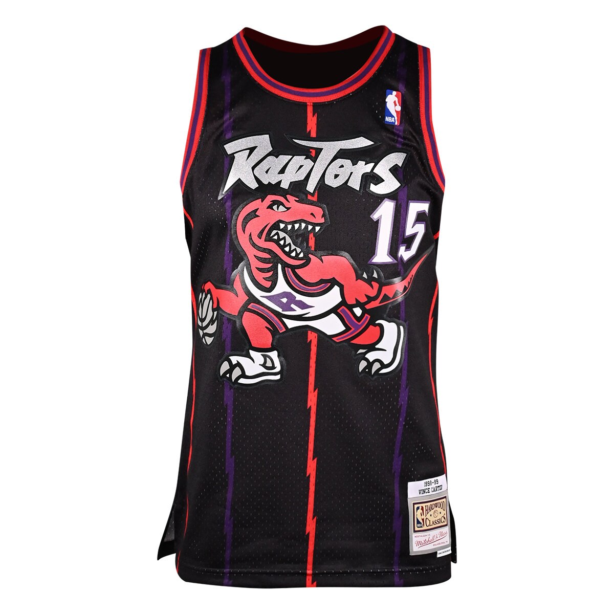 Nike Vince Carter #15 Rayguns Black Stitched Jersey Medium