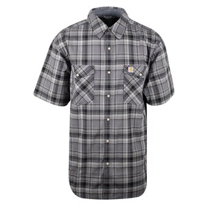 Carhartt men's rugged flex bozeman deals short sleeve shirt