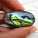 Multi fire Labradorite Cabochon  Shiny Natural Spectrolite image 0