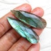 Natural Labradorite Gemstone Tear drop 41x13x7mm For Earrings image 0