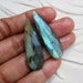 Real Labradorite Gemstone Teardrop 41x13x7mm Wholesale Price image 0