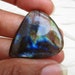 Labradorite cabochon Natural Heart Shape Gemstone Handmade image 0