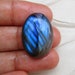 Blue Fire LABRADORITE Cabochon Natural Crystal Product Best image 0