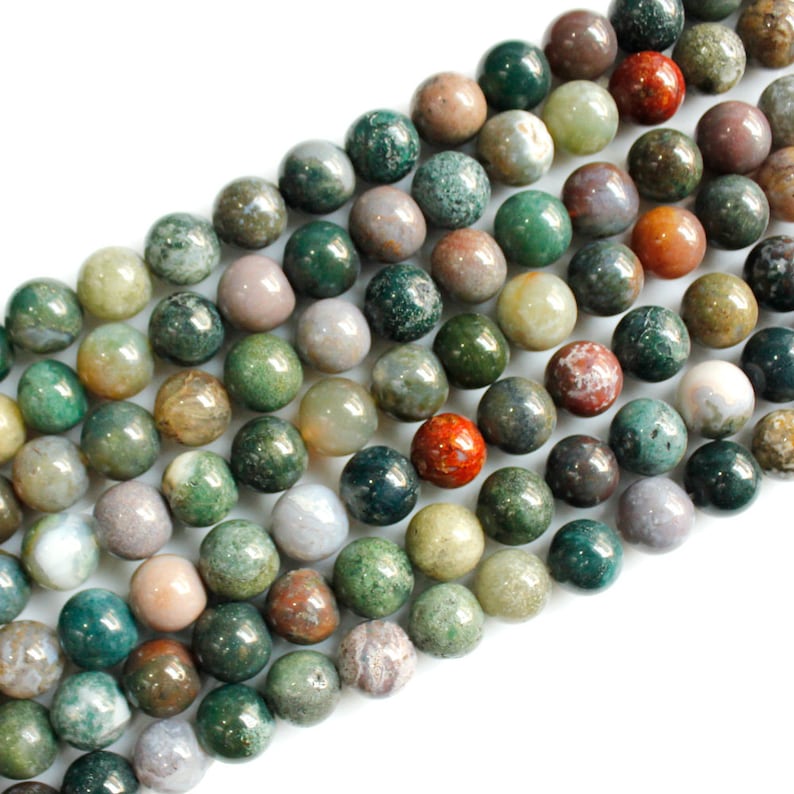 10MM Multicolor Agate Onyx Coin Shape Loose Beads 15/"