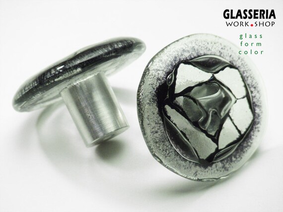 Furniture Handle With A Glass Drawer Handles Knob For Etsy