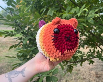 Gay Cat Amigurumi- gehäkelte Katze Stofftier in verschiedenen LGBTQ Pride Flaggen Farben