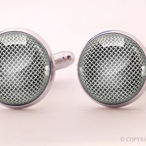 Microphone Cuff links, 0612CS