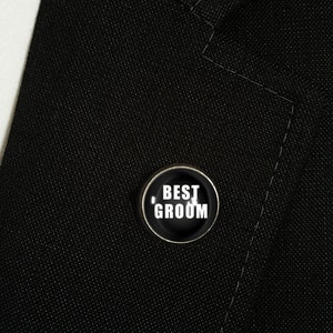 BEST GROOM wedding lapel pin, 0881LP