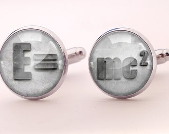 E=mc2 Cuff links, 0318CS