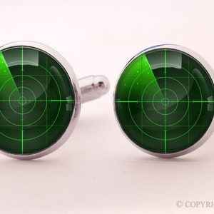 Radar Cuff links, 0812CS