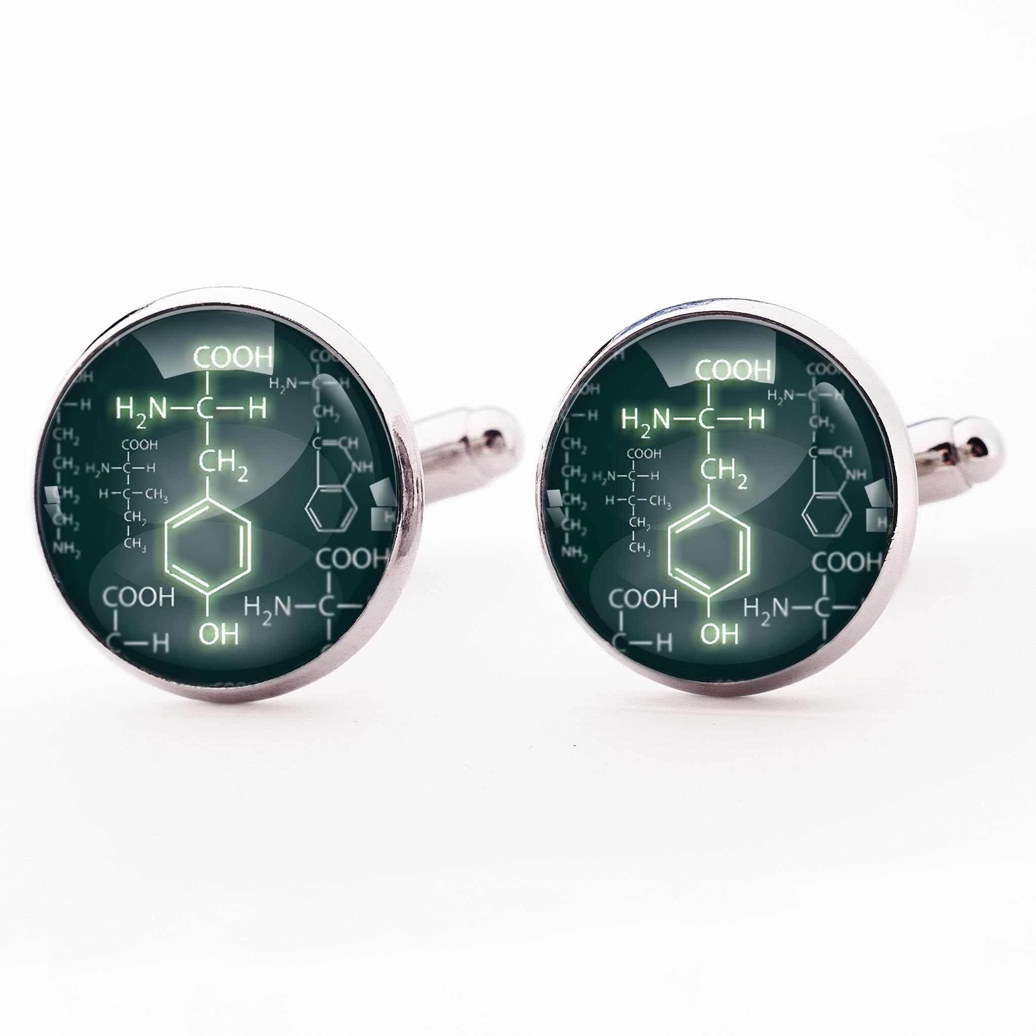 Chemical alcohol Cuff links, 0750CS