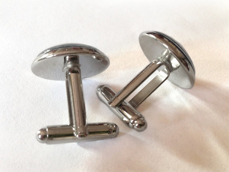 Music Cufflinks, groomsmen gift, piano cufflinks, men cufflinks, gift for men, 0498CS image 3