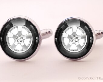 Car wheel Cuff links, 0553CS