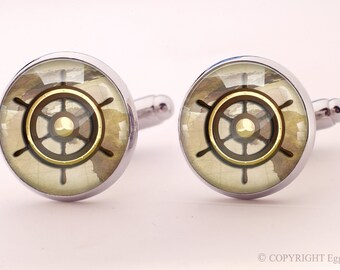 Rudder Cuff links, 0715CS