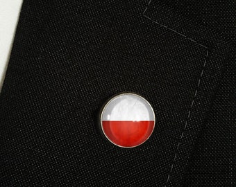 épinglette drapeau polonais - 0945LP