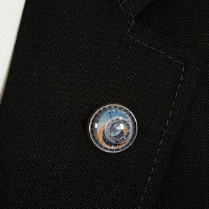 Prague clock lapel pin, 0190LP