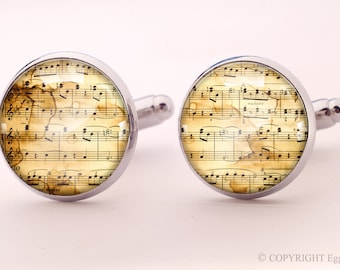 Notes Cuff links, 0669CS