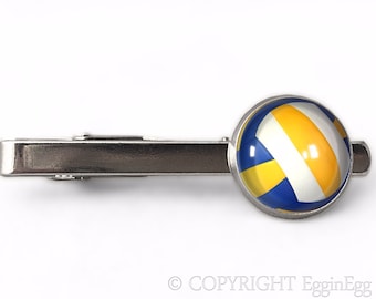 Volleyball tie clip, 0718TC