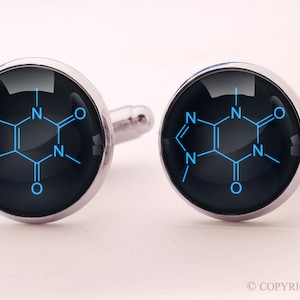 Caffeine Cuff links, 0760CS image 1