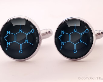 Caffeine Cuff links, 0760CS