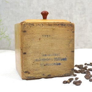 alte Kaffeemühle, Mokkamühle, coffee grinder Burg-Mühle, MHS 40er Jahre Bild 8