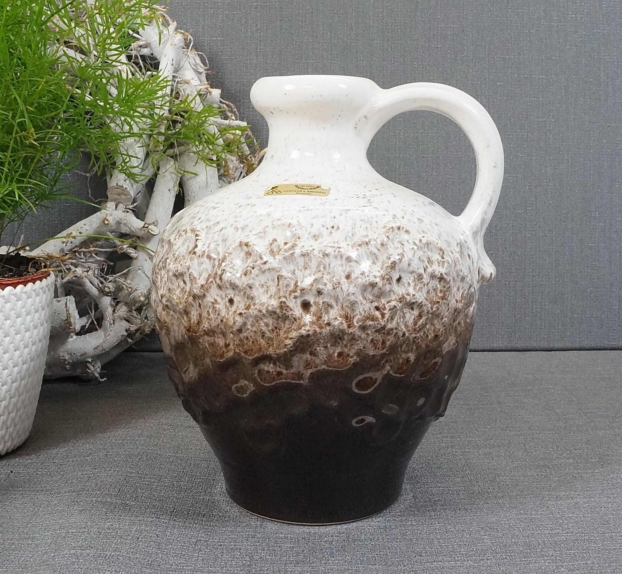 1960年代 Dümler＆Breiden fatlava XLsize Vintage Ceramic Vase, Flower Vase - Fat Lava - Dümler +