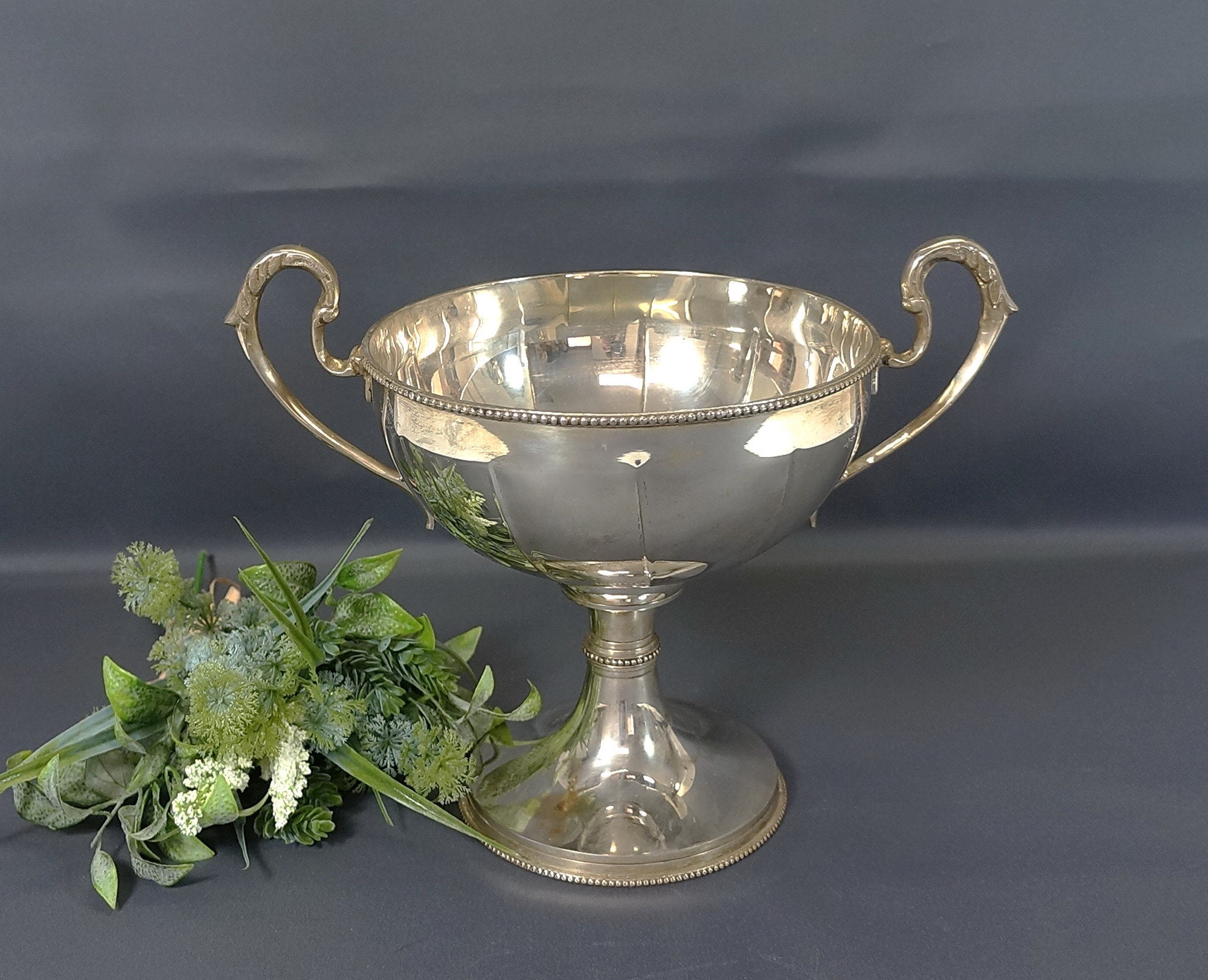 Trophée de football Art Déco, France, vers 1930 sur