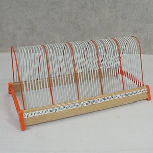 Expositor de discos de los 70, soporte para discos de vinilo, soporte para 50 discos, sencillos - Plattofix